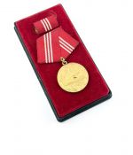 DDR Medaille für treue Dienste in den Kampfgruppen in Gold