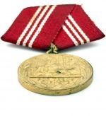 DDR Medaille für treue Dienste in den Kampfgruppen in Gold