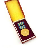 DDR Treuedienstmedaille der Deutschen Post in Gold
