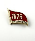 DDR Abzeichen Tivoli - Gotha 1875 Gründungshaus SAP, SDAP, ADAV