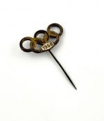 DDR NOK Olympia-Leistungsabzeichen der DDR 1968 ein Ring Farbig Stufe I