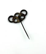 DDR NOK Olympia-Leistungsabzeichen der DDR 1968 ein Ring Farbig Stufe I