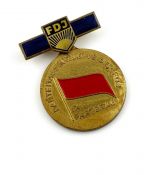 DDR FDJ Medaille Parteitagsinitiative der FDJ