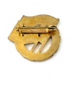 DDR GDSF Ehrennadel und Miniaturnadel in Gold