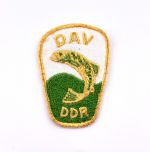 DDR DAV Aufnäher Deutscher Anglerverband