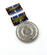 DDR Medaille langjährige Pflichterfüllung Stärkung der Landesverteidung Silber