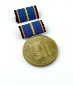 DDR Medaille langjährige Pflichterfüllung Stärkung der Landesverteidung Gold