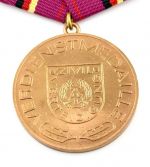 DDR Verdienstmedaille der Zivilverteidung in Bronze