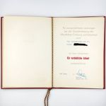 DDR VP Urkunde für vorbildliche Arbeit 1971 Unterleutnant der VP