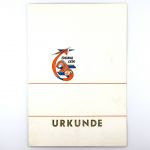 DDR FDJ Urkunde Signal DDR 25 Urkunde 1974