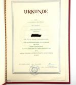 DDR Nachlass LPG Genossenschaftsbäuerin Urkunde Clara-Zetkin-Medaille