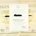 DDR Nachlass LPG Genossenschaftsbäuerin Urkunde Clara-Zetkin-Medaille