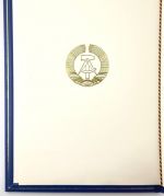 DDR Nachlass LPG Genossenschaftsbäuerin Urkunde Clara-Zetkin-Medaille