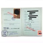 Personalausweis Sowjetische Besatzungszone SBZ 1946