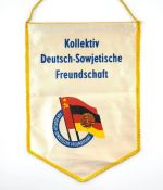 DDR Wimpel Kollektiv Deutsch-Sowjetische Freundschaft
