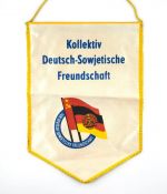 DDR Wimpel Kollektiv Deutsch-Sowjetische Freundschaft