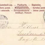 AK Ostern Fröhliche Ostern Schwalben Dorfkirche Frühling 1902 Postkarte