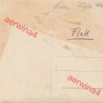 Fotokarte 1.WK Luft-Abwehr-Geschütz Flak in Stellung Ostfront