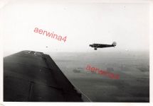 Deutsche Staffel Flugzeuge Junkers Ju 52 beim Versorgungsflug