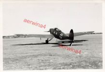 Deutsches Flugzeug Heinkel He 70 vor dem Start Flugplatz Ostpreussen
