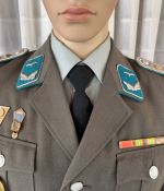 DDR NVA LSK Luftstreitkräfte Uniform Offizier Hauptmann Absolventenabzeichen