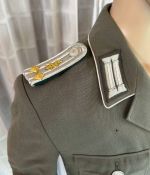 DDR NVA RD Rückwärtigen Dienste Uniform Jacke Leutnant Gr. m52 1979