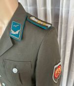 DDR NVA LSK Luftstreitkräfte Uniform Jacke Oberfähnrich Gr. g48-0 1980