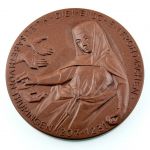 DDR Porzellan Medaille Elisabeth von Thüringen Elisabeth gedenken