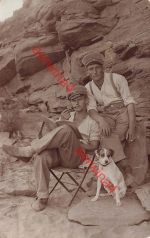 2 x Foto AK Deutsche Soldaten DSWA Schutztruppe Narubis Afrika Weihnachten 1913