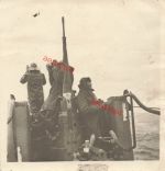 Deutsche Soldaten Beobachtungsposten auf U-Boot Turm Einsatz Norwegen Großfoto