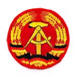 DDR Aufnäher Stoffabzeichen Deutsche Demokratische Republik Emblem Staatswappen