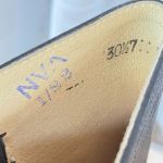 DDR NVA Stiefel Knobelbecher für Offiziere genarbtes Leder 1975 Gr. 30 1/2