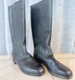 DDR NVA Stiefel Knobelbecher für Offiziere genarbtes Leder 1975 Gr. 30 1/2
