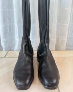 DDR NVA Stiefel Knobelbecher für Offiziere genarbtes Leder 1975 Gr. 30 1/2