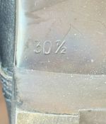 DDR NVA Stiefel Knobelbecher für Offiziere genarbtes Leder 1975 Gr. 30 1/2