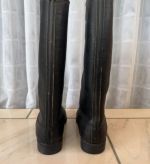 DDR NVA Stiefel Knobelbecher für Offiziere genarbtes Leder 1974 Gr. 27 1/2
