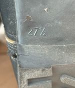 DDR NVA Stiefel Knobelbecher für Offiziere genarbtes Leder 1974 Gr. 27 1/2