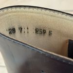 DDR NVA Paradestiefel für Offiziere Chromleder 1974 Gr. 28