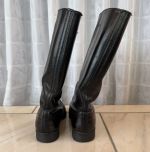 DDR NVA Paradestiefel für Offiziere Chromleder 1974 Gr. 28
