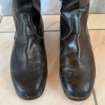 DDR NVA Paradestiefel für Offiziere Chromleder 1986 Gr. 28 1/2