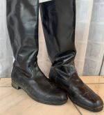 DDR NVA Paradestiefel für Offiziere Chromleder 1986 Gr. 28 1/2
