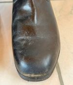 DDR NVA Paradestiefel für Offiziere Chromleder 1986 Gr. 28 1/2