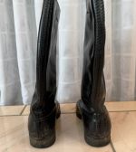 DDR NVA Paradestiefel für Offiziere Chromleder 1986 Gr. 28 1/2