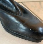 DDR NVA Paradestiefel für Offiziere Chromleder 1976 Gr. 28 1/2