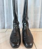 DDR NVA Paradestiefel für Offiziere Chromleder 1976 Gr. 28 1/2