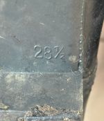 DDR NVA Paradestiefel für Offiziere Chromleder 1976 Gr. 28 1/2
