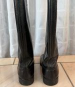 DDR NVA Paradestiefel für Offiziere Chromleder 1976 Gr. 28 1/2