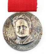 DDR FDGB Fritz-Heckert-Medaille in Silber
