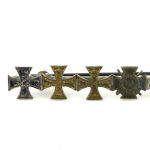 8er Miniaturnadel Braunschweig EK2 Kriegsverdienstkreuz KVK 1. Weltkrieg