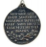 Medaille Ich hatte einen Kameraden 1. Weltkrieg